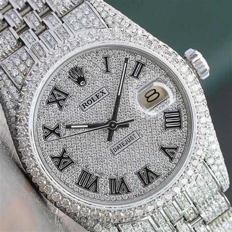 fake rolex datejust 36 diamond dial smooth plain bezel|rolex diamond datejust 36mm men's.